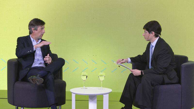 Rodolfo Freyre, vicepresidente, Pan American Energy, y Juan Compte, editor jefe de Negocios en El Cronista