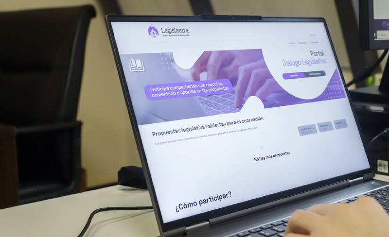 Los legisladores cargarán sus anteproyectos en la plataforma.