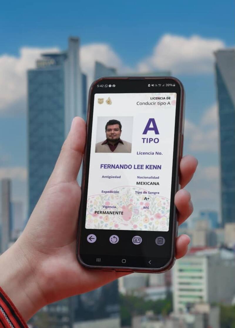 La licencia de conducir en CDMX también puede ser digital. Fuente: SEMOVI
