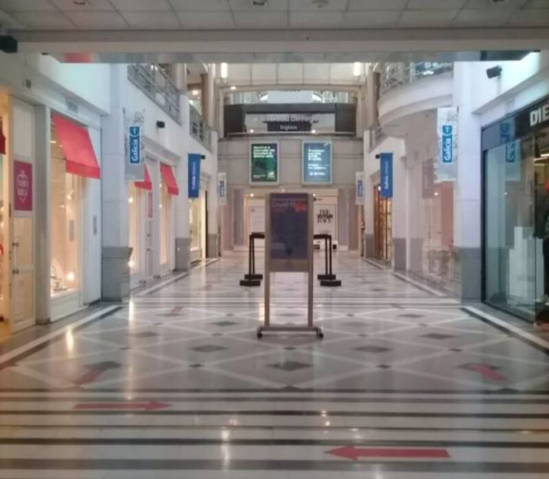 Durante 2020, la venta en los shoppings cayeron un 61%