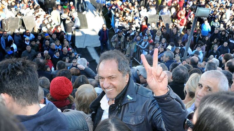 Scioli en el acto de lanzamiento de Unión Ciudadana