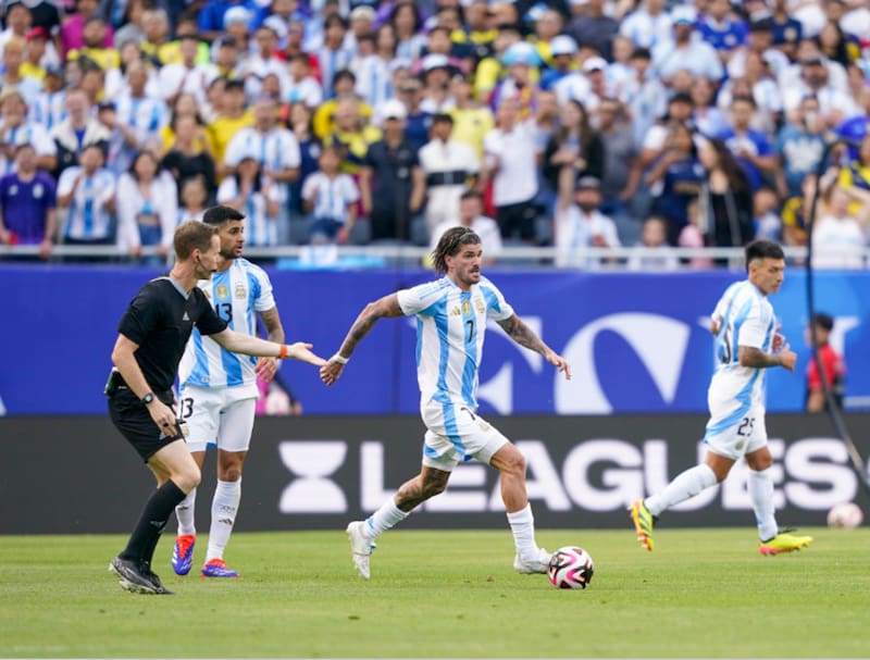 La selección argentina le ganó a Ecuador por 1 a 0.