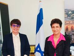 Gisela Marziotta se reunió con la embajadora de Israel en Argentina