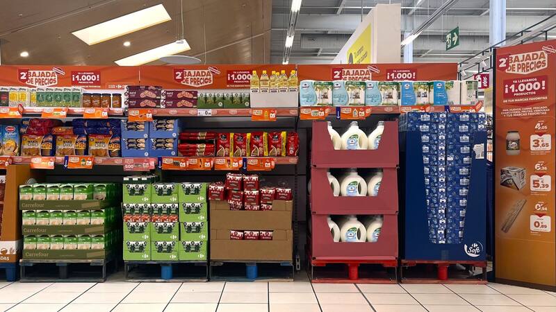 Este supermercado redujo el precio de 1000 productos esenciales.