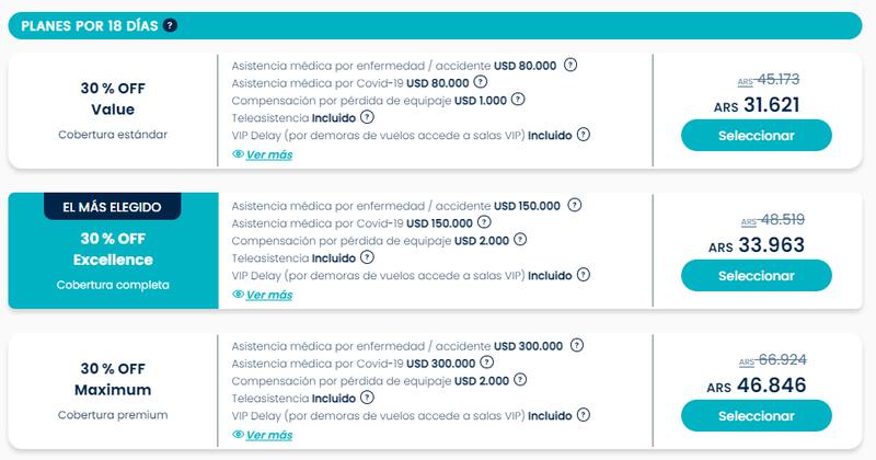 En la web de Universal Assistance los viajeros pueden cotizar su seguro y aprovechar las promociones del Black Days.