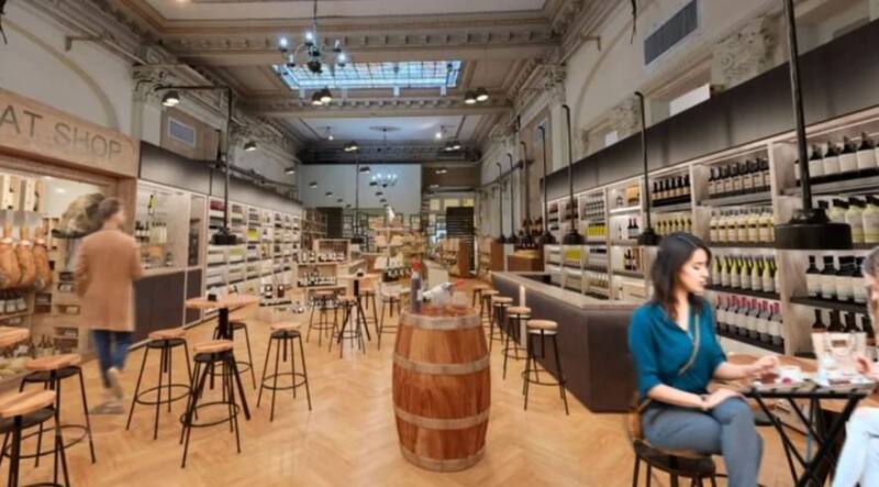 En el tercer piso, habrá un espacio gastronómico gourmet, al estilo food-hall.