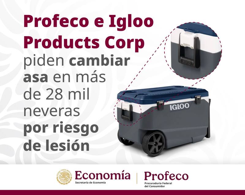 El mensaje de la Profeco a los ciudadanos sobre la nevera que presentó fallas. Foto: Archivo
