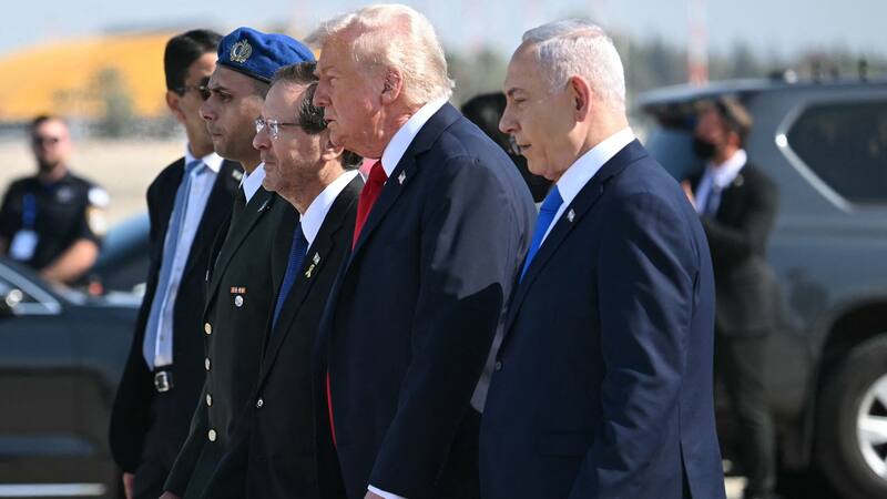 Trump llegó a Israel para asistir a la entrega de los rehenes. Imagen: archivo.