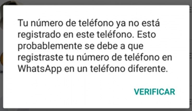Mensaje que llega a la víctima una vez que los estafadores se hicieron con la cuenta de un usuario.