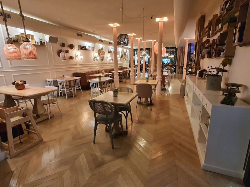 Uno de los locales de Madrid, donde el diseño es el toque característico