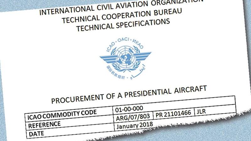 Carátula del nuevo pliego publicado por el organismo internacional OACI