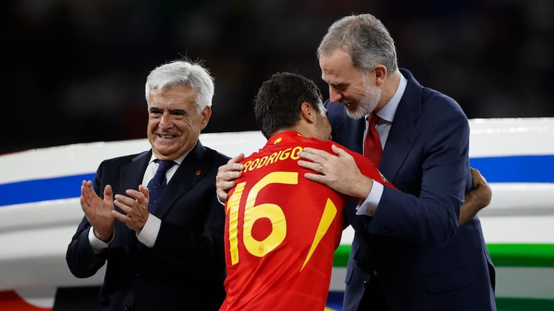 El rey Felipe, presente en el triunfo de España: "El mejor equipo".