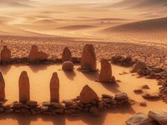 Hallan un complejo ritual de 9.000 años | Habían figuras humanas con medidas extrañas