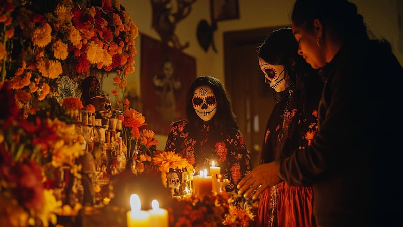 El Día de Muertos se celebra desde el 31 de octubre hasta el 2 de noviembre.