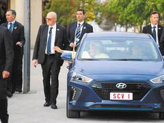 Bendito Hyundai: la marca coreana festejó la promoción por trasladar al Papa