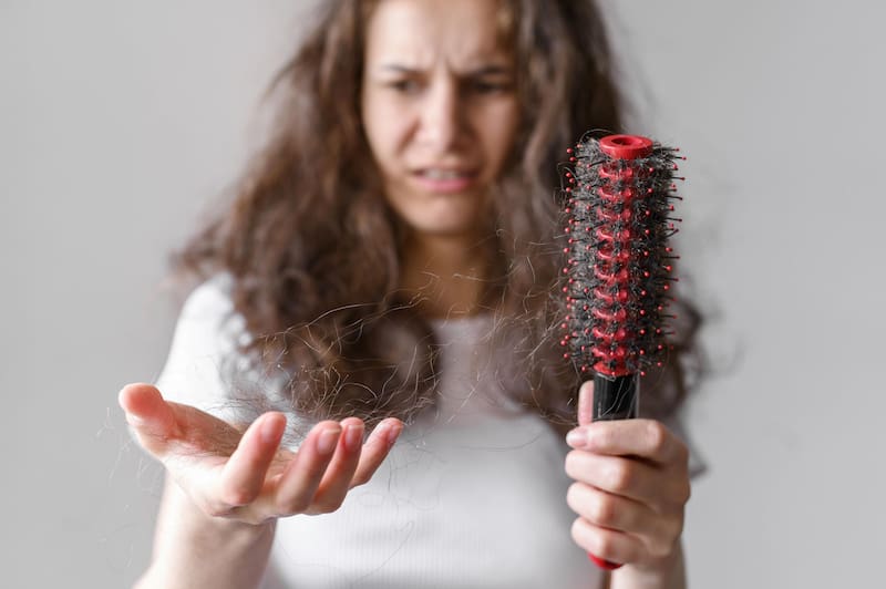 El estrés no causa canas directamente, pero puede acelerar la caída del cabello. (Foto: Freepik)