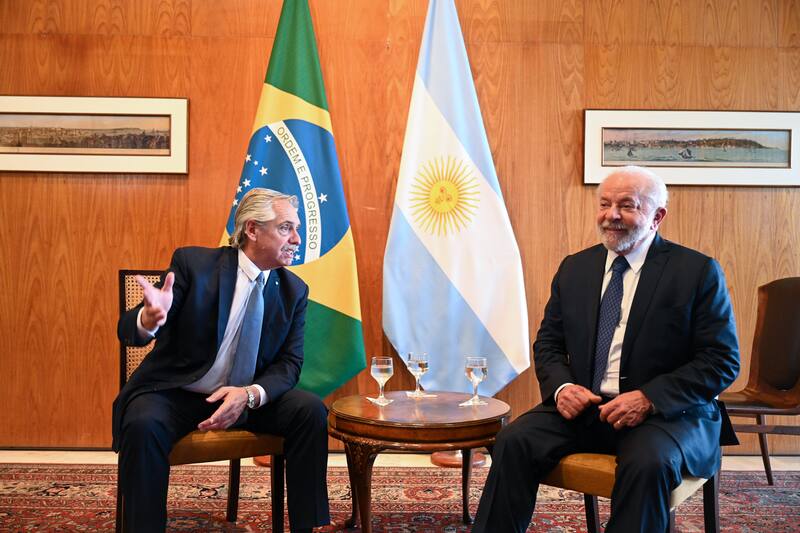 Bilateral de Alberto Fernández y Lula Da Silva tras el encuentro de presidentes de América del Sur