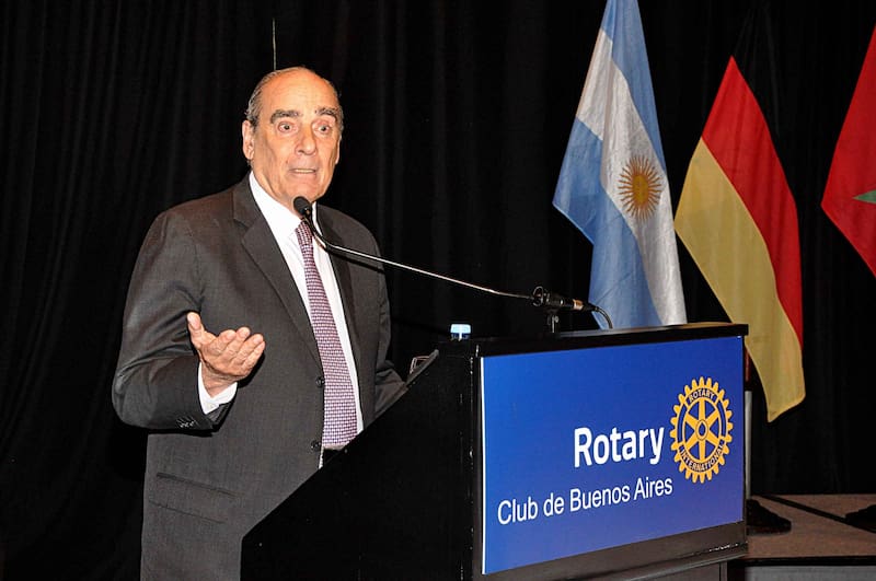 Guillermo Francos visitó los tradicionales almuerzos del Rotary Club Buenos Aires