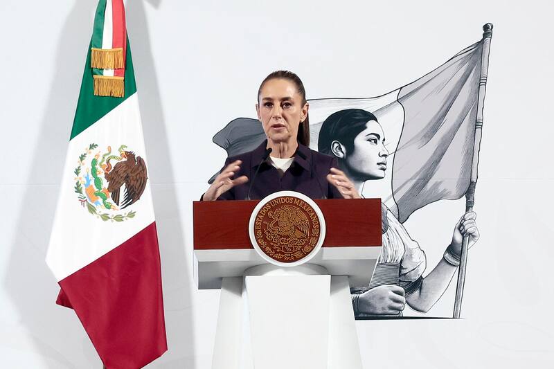 La Presidenta mexicana anunció cuáles son las economías más importantes de la región. Foto: Archivo.