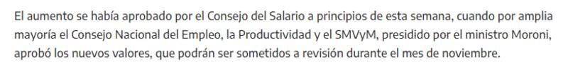 En noviembre 2022 se dará una nueva revisión del Salario Mínimo, Vital y Móvil (SMVM)