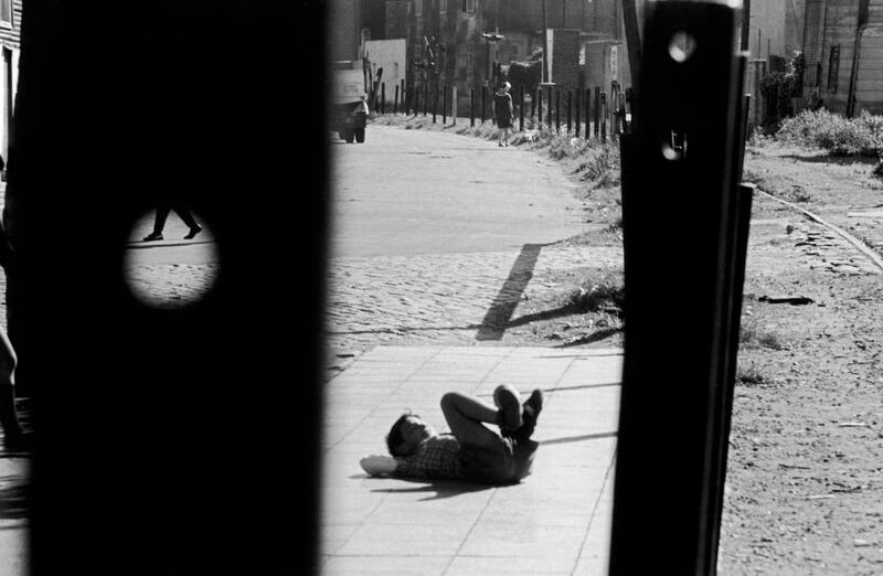 Festejando un gol, La Boca, 1958