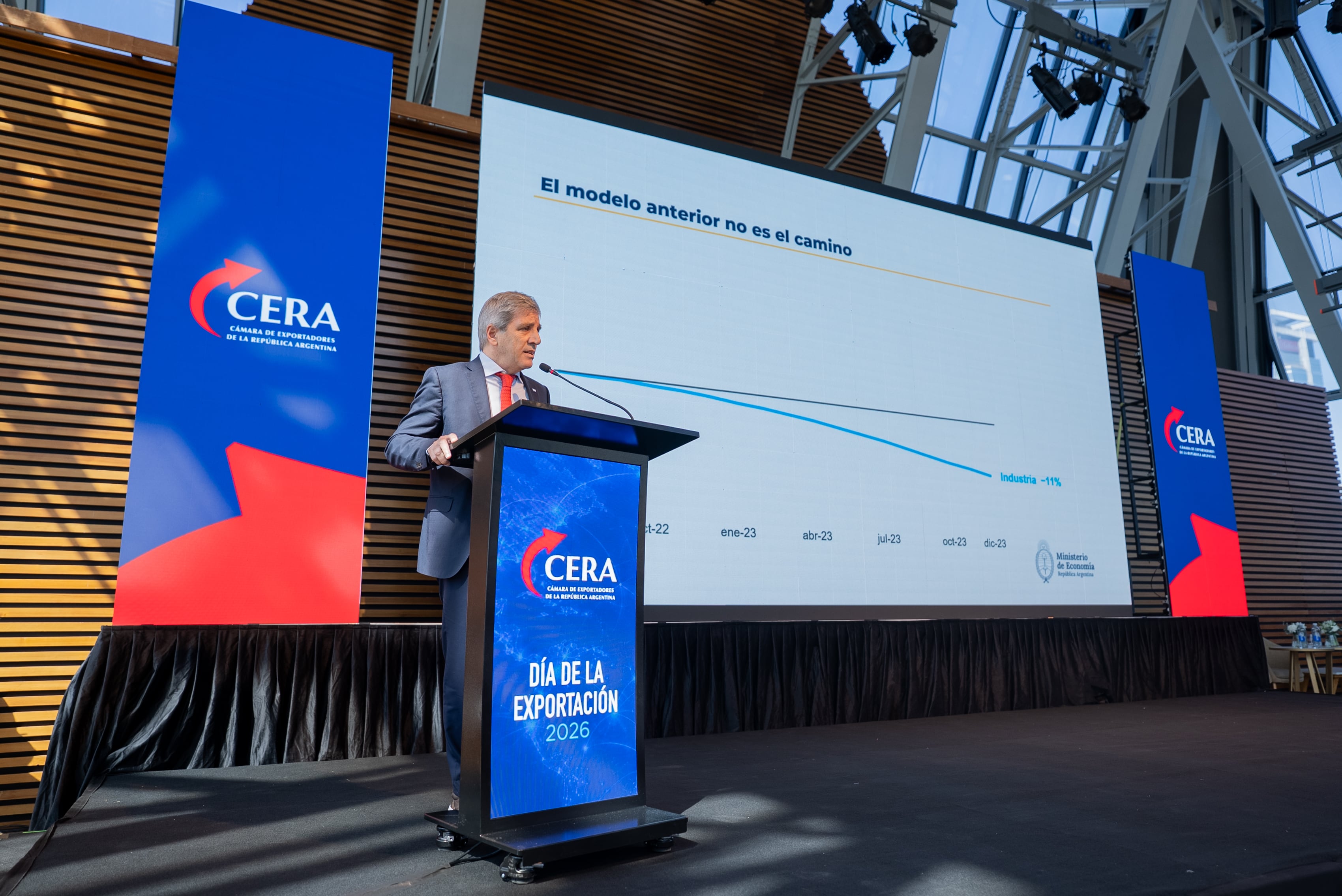Caputo en el Día del Exportador, organizado por CERA