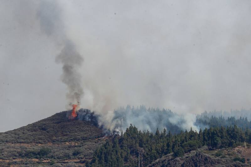 Los incendios en Gran canaria están siendo controlados (Fuente: EFE)