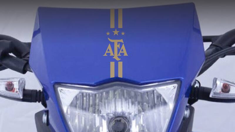 Zanella lanzó la edición limitada de motos para conmemorar a la Selección argentina