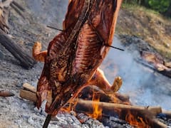 El restaurante de campo armado en un viejo stud que es ideal para probar el fin de semana largo