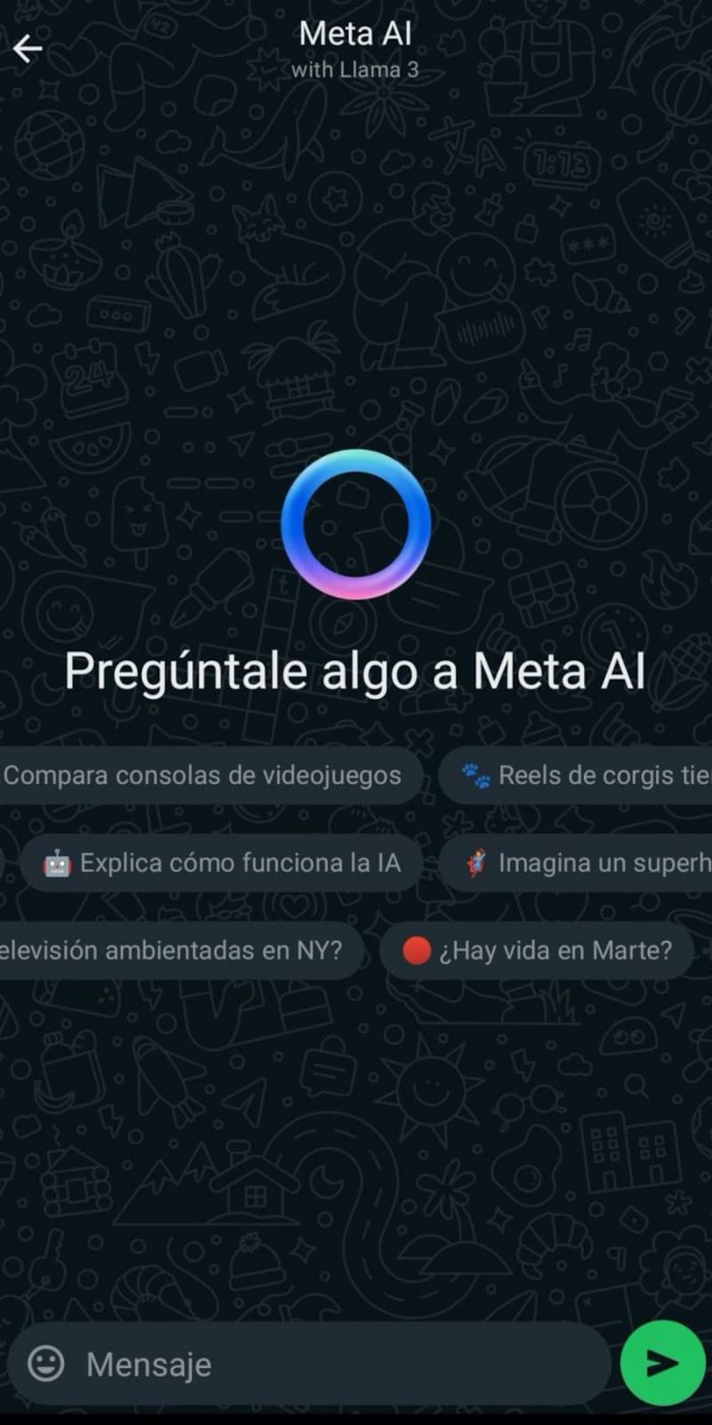 Los usuarios no podrán eliminar el chatbot, pero sí la conversación que hayan tenido