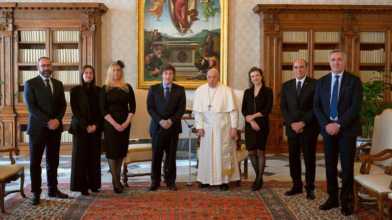 Beltramino fue confirmado este lunes durante la visita que Milei le hizo a Francisco en el Vaticano.