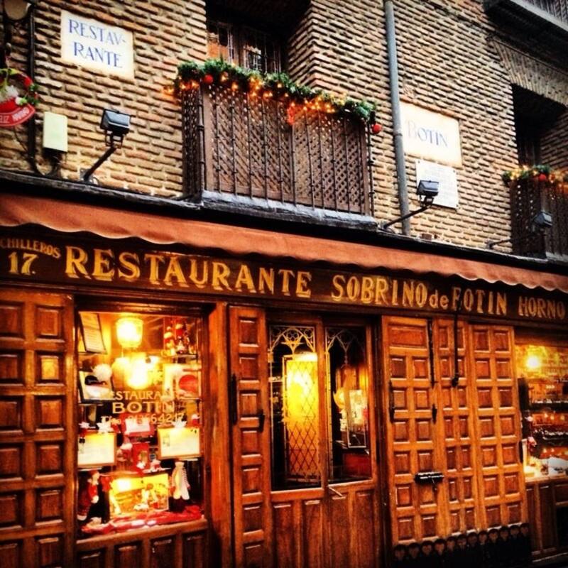 El Restaurante Botín es uno de los más viejos de Madrid. Fuente: Instagram: @restaurante_botin