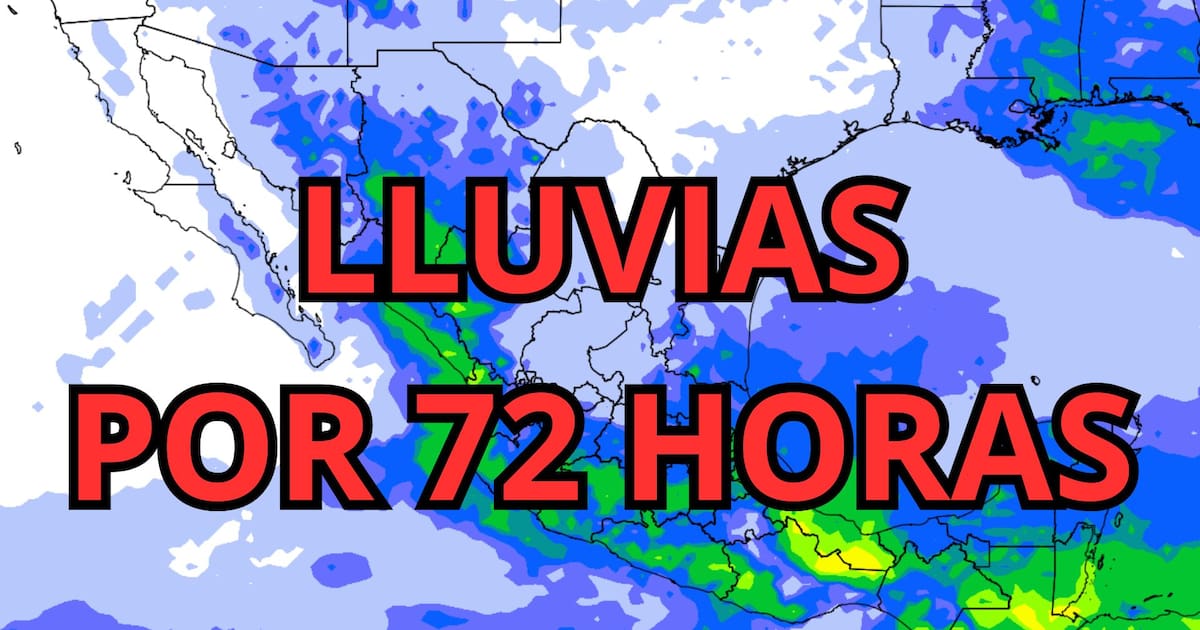 48-Hour Severe Storms and Heavy Rains Forecast Across Mexico