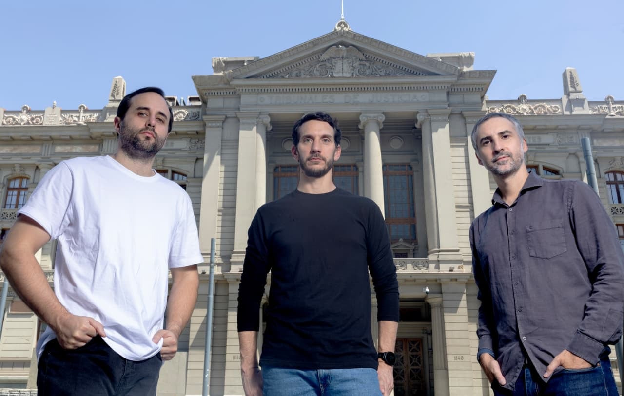 Nicolás López, Andrés Arellano y Andrés Rodríguez, cofundadores de Magnar