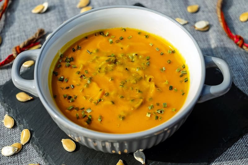 La sopa de calabaza es ideal para el invierno por su alto valor nutricional
