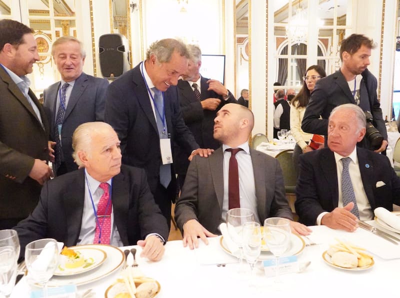 Daniel Scioli acompañó al ministro Martín Guzmán al almuerzo de CICYP