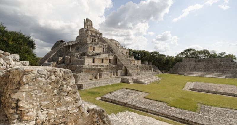 Imagen ilustrativa de los asentamientos de la cultura maya halladas en Campeche, México. Fuente: Archivo.
