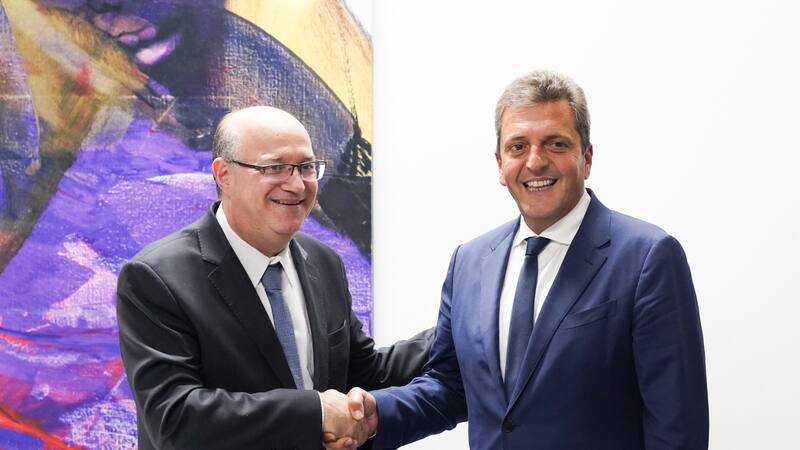 Sergio Massa e Ilan Goldfajn.