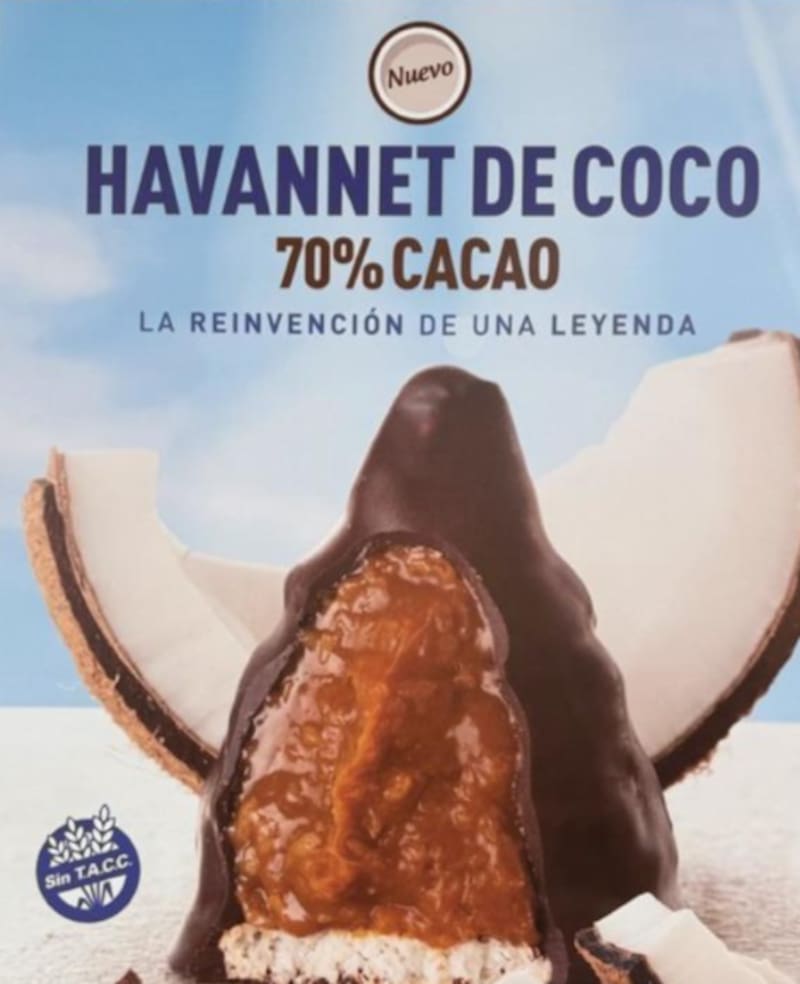 El otro lanzamiento salió el lunes y es una reversión del Havannet con base de coco.