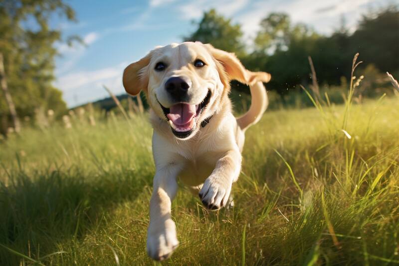Los perros cuando se encuentran con sus dueños tienden a mover la cola, saltar y lamer sus caras. (Fuente: Freepik)