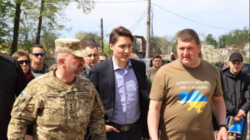 El primer ministro de Canadá, Justin Trudeau, visitó Ucrania de forma sorpresiva este domingo. EUROPAPRESS