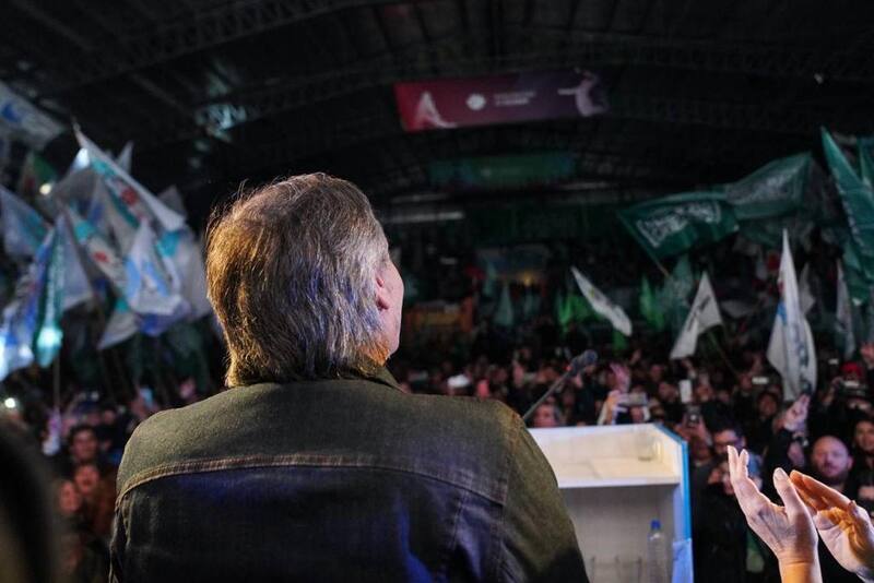 Máximo Kirchner tuvo un virulento discurso en el acto en Escobar.