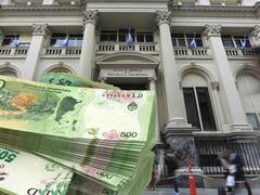 El circulante en poder del público cayó otro 1,3% y se acerca al mínimo de 2019