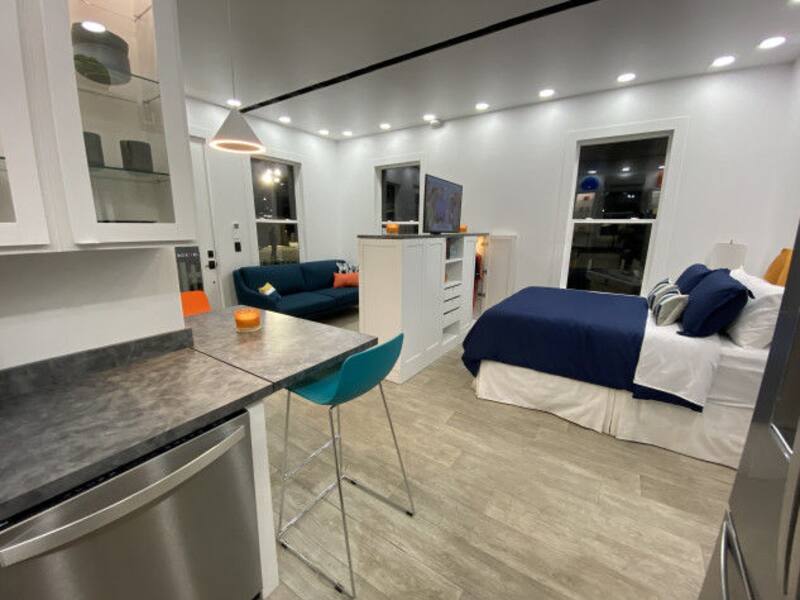 Así se ve el modelo Casita. La nueva vivienda en la que aseguran vive el empresario.