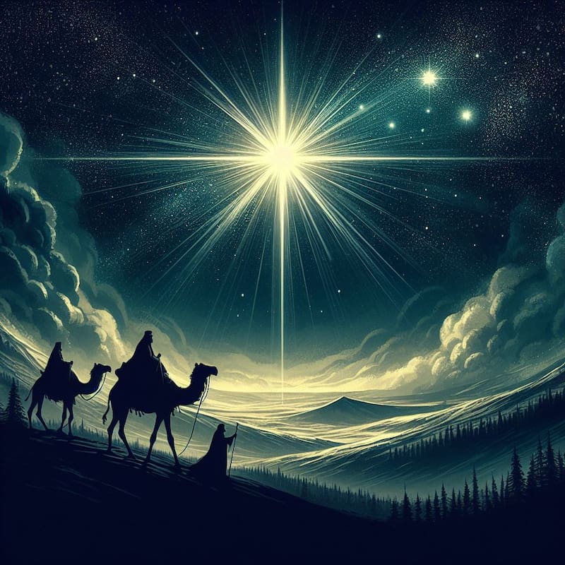 La Estrella de Belén es un evento astronómico de gran importancia para la religión católica. Fuente: Archivo.