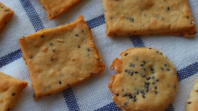 Estos crakers son una excelente opción para una merienda nutritiva.