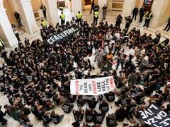 Estados Unidos: manifestantes judíos pro Palestina tomaron el Capitolio y piden frenar el conflicto