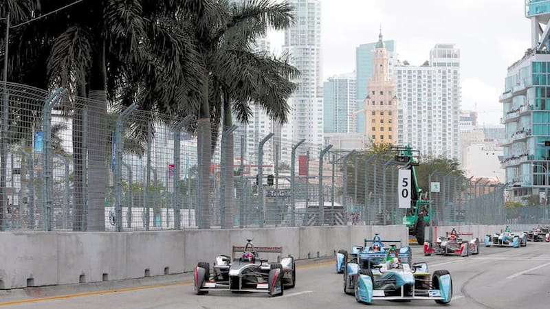 En el año 2015, las calles de Miami recibieron una fecha de la Fórmula E