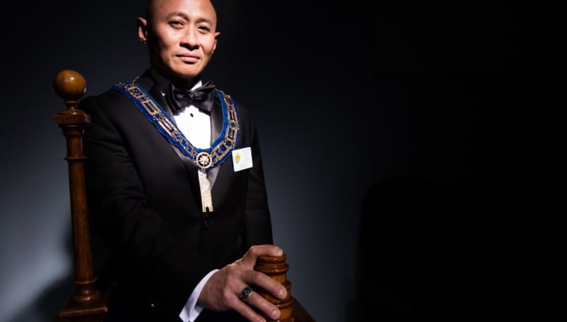 Masón. Fuente: Freemason.