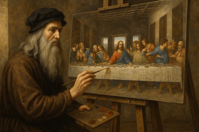 El estudio analizó a los medios hermanos del inventor y trabajó sobre una tumba en la ciudad natal de Da Vinci.